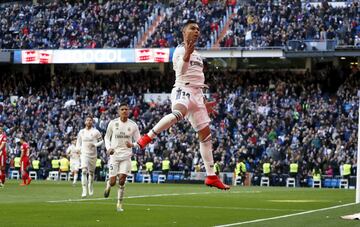 El brasileño inauguró el marcador con un testarazo soberbio tras un centro preciso del alemán Toni Kroos.