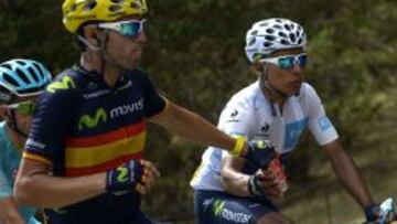 Valverde y Nairo, Movistar al ataque.