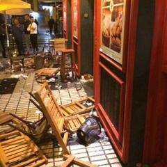 Así quedó el bar de la pelea entre hinchas del Sevilla y Juventus