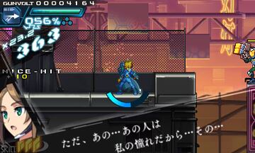 Captura de pantalla - Azure Striker Gunvolt (3DS)