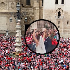 Los novios de la boda viral en la final de la Copa del Rey: “Mi hijo se va a llamar Gorka”