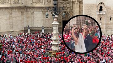 Los novios de la boda viral en la final de la Copa del Rey: “Mi hijo se va a llamar Gorka”