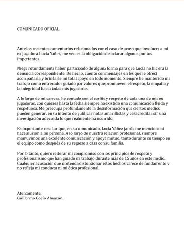 Involucrado en caso Lucía Yáñez da su versión