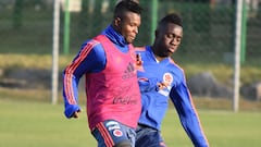 En imágenes la primera práctica de Colombia con los 24 citados