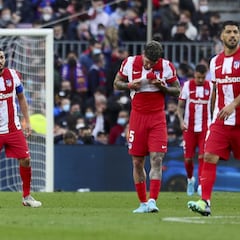 1x1 del Atlético: con este nivel defensivo no se puede competir