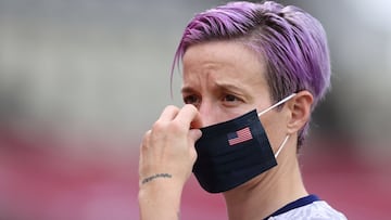 Megan Rapinoe prior to the Women&#039;s Semi-Final match between USA and Canada on day ten of the Tokyo Olympic Games.