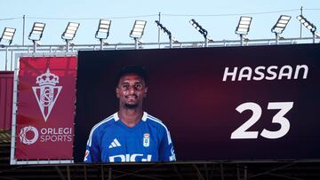 08.09.2024 PARTIDO 2º DIVISION
ESTADIO EL MOLINON SPORTING-REAL OVIEDO HASSAN EN EL VIDEOMARCADOR DONDE RECIBE LA MAYOR PITADA Y NUMERO DE INSULTOS DE TODO EL PARTIDO DE AYER