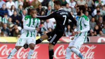 Cristiano vio la roja y podría perderse el derbi del Calderón