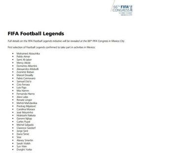 Mourinho dirigirá Leyendas de la FIFA en el Estadio Azteca
