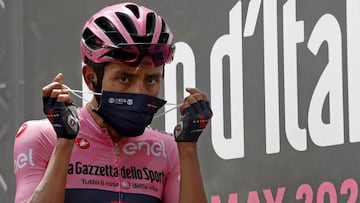Egan Bernal, ciclista del Ineos, habló al finalizar la etapa y aseguró que la etapa 16 será muy difícil. El colombiano buscará seguir sacando diferencia