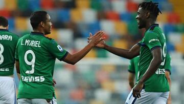 Duván Zapata y Luis Fernando Muriel ya le ganaron el duelo a Mbappé, al que van a enfrentar en los cuartos de final de Champions League el próximo miércoles