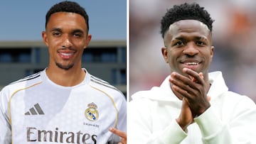 Vinicius da la bienvenida a Trent con un curioso emoji