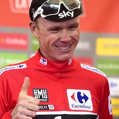 Froome: "Me siento muy feliz, es increíble ganar al fin la Vuelta"