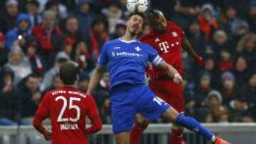 Arturo Vidal jug&oacute; todo el partido en Bayern Munich.