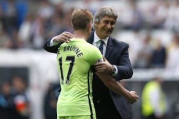 El emotivo último partido de Pellegrini con Manchester City