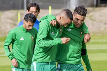 Marruecos se entrena antes del partido frente a España