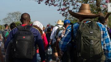 Caravana migrante llega a Oaxaca después de salir de Chiapas
