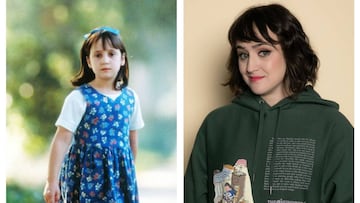 As¨ª ha cambiado la ni?a de 'Matilda' 24 a?os despu¨¦s del estreno de la pel¨ªcula