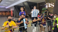 Tras Brasilia y Río de Janeiro, Messi causa furor en Cuiabá