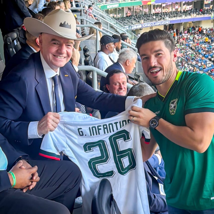 Infantino se ‘mexicaniza’