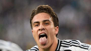 Soccer Football - Serie A - Juventus v Genoa - Allianz Stadium, Turin, Italy - March 29, 2025 Juventus' Kenan Yildiz celebrates scoring their first goal REUTERS/Massimo Pinca