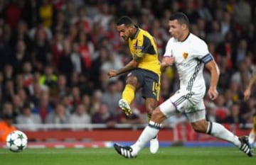 Arsenal enfrentó a Basel en la segunda jornada del Grupo A de la Champions League. Ospina y Balanta fueron titulares.