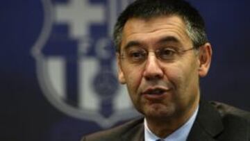 Josep María Bartomeu, en un acto del Barça.
