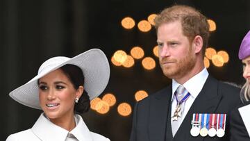 The Royal Family gathered in St Paul’s Cathedral on Friday to mark the 70th anniversary of the Queen’s coronation, bringing Harry and Meghan back to the UK.