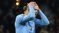 Why is Erling Haaland not playing for Manchester City against Luton Town?