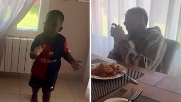 El baile viral del hermano de Lamine Yamal: dejó al ’10′ culé llorando de la risa