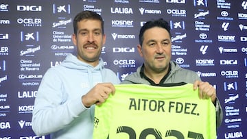 Aitor Fernández junto a Braulio Vázquez.