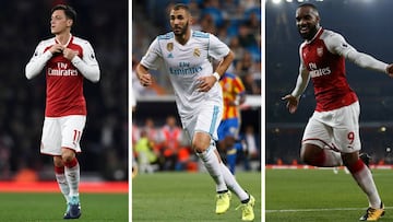 Mesut &Ouml;zil, del Arsenal, compar&oacute; a Karim Benzema con Alexandre Lacazette.