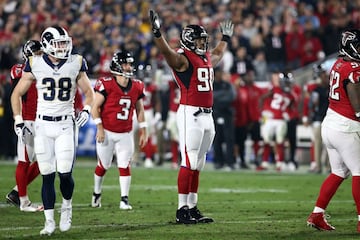 El registro de la victoria de los Falcons en Los Angeles