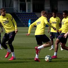 El Barcelona no para: la sesión de los azulgranas el día en que se anunció la suspensión