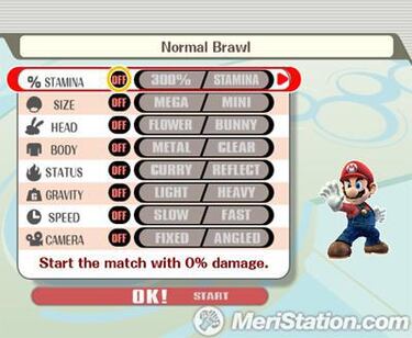 Personaliza al máximo tus combates en Super Smash Bros Brawl
