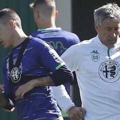 Tello inicia el entrenamiento del Betis: objetivo Mestalla