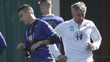 Tello inicia el entrenamiento del Betis: objetivo Mestalla