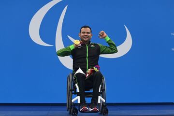 Otra estrella del paralimpismo mexicano. El veracruzano cumplió con los pronósticos y se llevó tres medallas de la piscina de Tokio 2021: un oro (50 m estilo libre S3), una plata (200 m estilo libre S3) y un bronce (50 m espalda S3). Ya había obtenido el PND en 2019.