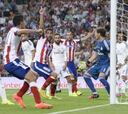 El Atlético acecha al Madrid desde las jugadas de estrategia