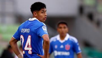 Futbol, Universidad de Chile vs Coquimbo Unido.
Fecha 24, campeonato Nacional 2022.
El jugador de Universidad de Chile Dario Osorio es fotografiado durante el partido de primera division contra Coquimbo Unido disputado en el estadio Elias Figueroa de Valparaiso, Chile.
07/08/2022
Andres Pina/Photosport
Football, Universidad de Chile vs Coquimbo Unido.
24th turn, 2022 National Championship.
Universidad de Chile's player Dario Osorio is pictured during the first division match against Coquimbo Unido held at the Elias Figueroa stadium in Valparaiso, Chile.
07/08/2022
Andres Pina/Photosport