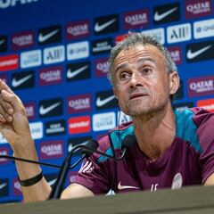Luis Enrique: “Estamos aquí para hacer historia”