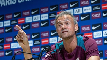 Luis Enrique: “Estamos aquí para hacer historia”