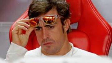 Alonso se motró preocupado y lamentó su "tremenda mala suerte" en la calificación.