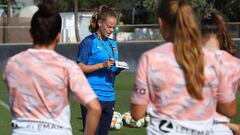 Irene Ferreras durante un entrenamiento.