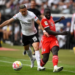 Mal inicio para Borré en Bundesliga: Bayern golea al Eintracht