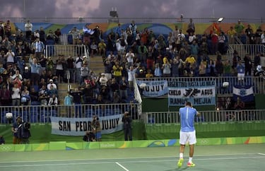 Juan Martín del Potro winning the popular vote in Rio