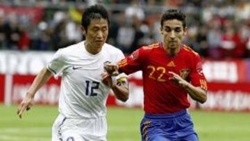 <b>UNA BOMBA. </b>Jesús Navas explota en el panorama mundial futbolístico.