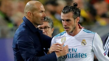 As赤 se desgast車 la relaci車n entre Bale y Zidane: gestos, desaires...