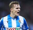 La magia de Odegaard la pasada temporada en la Real Sociedad