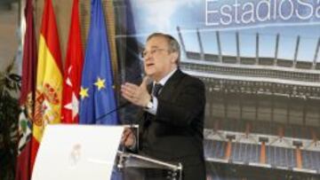 Florentino, en una rueda de prensa.